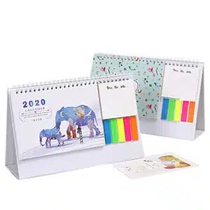 Custom Desk Calendar Printing With Note Pad